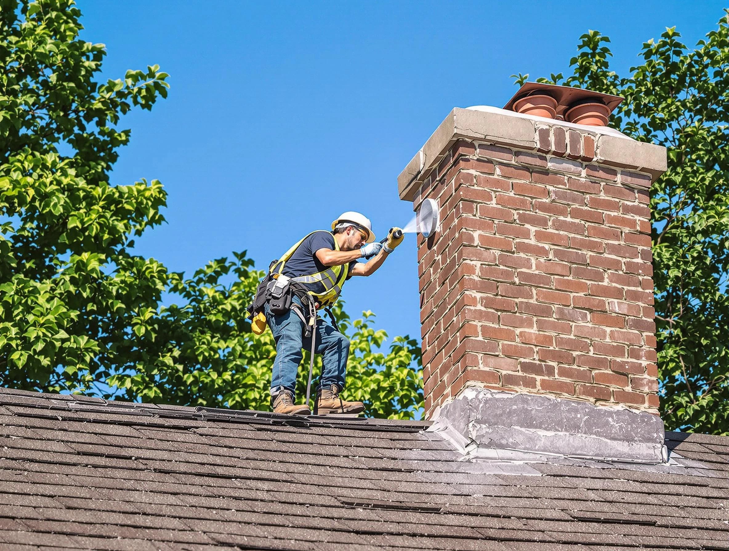 Pleasant View Chimney Sweep performing an inspection with advanced tools in Pleasant View, TN