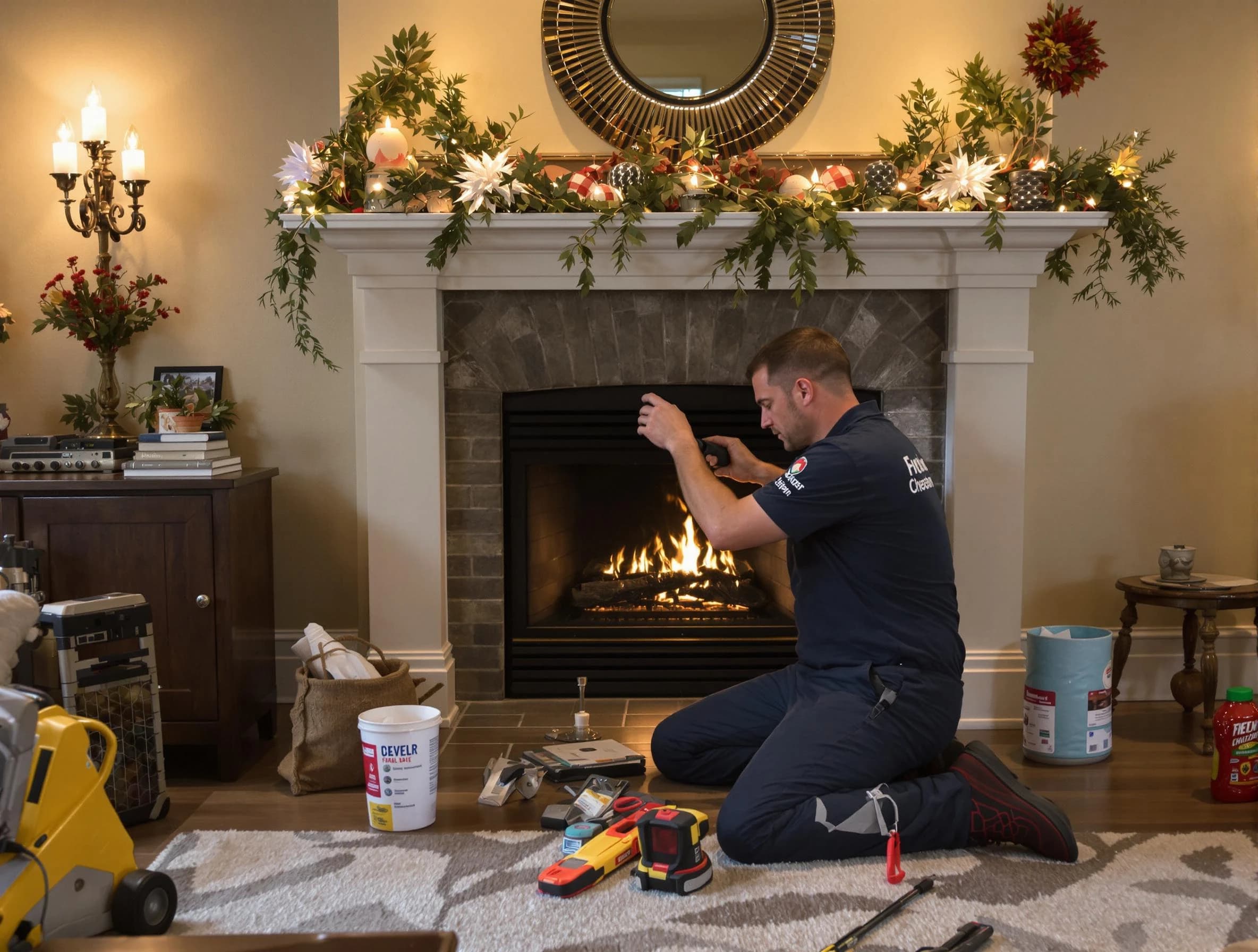 Pleasant View Chimney Sweep offering fireplace maintenance services in Pleasant View, TN