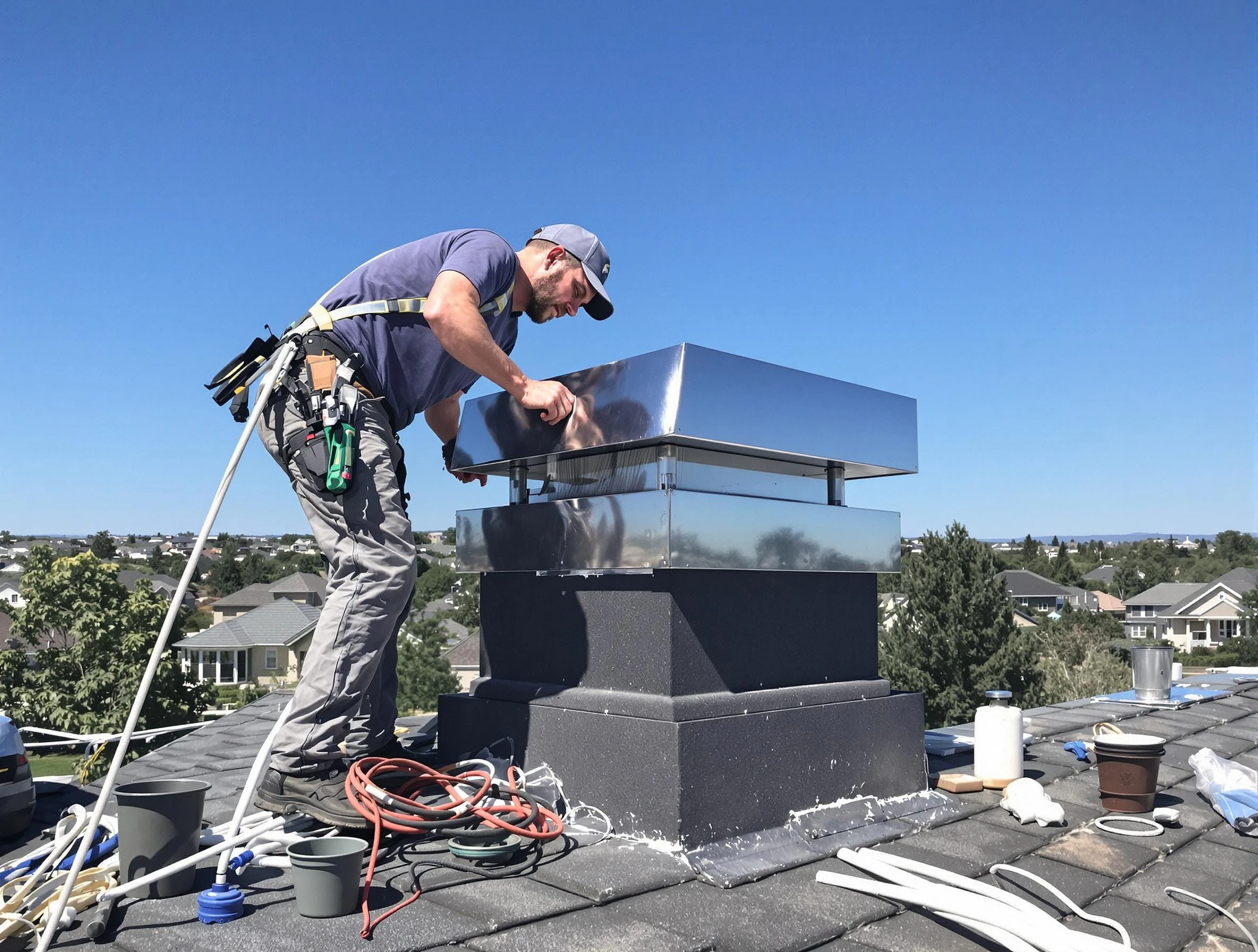 Chimney Cap Services in Pleasant View